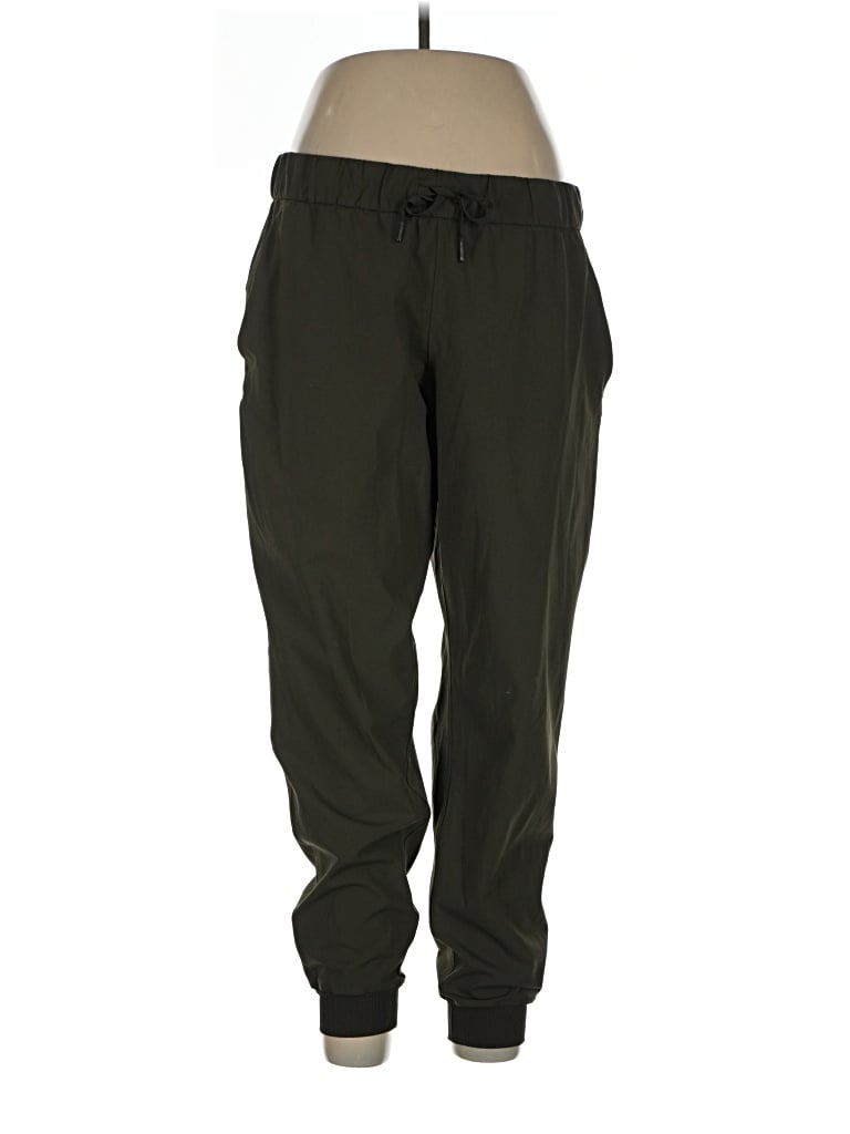 Pre-owned Lululemon Athletica Track Pants In Green