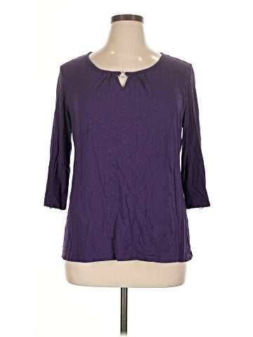 Karen Scott 3/4 Sleeve Top (view 1)
