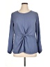 Alyx Blue Long Sleeve Blouse Size XL - photo 1