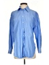 Zara Stripes Blue Long Sleeve Button-Down Shirt Size XS - photo 1