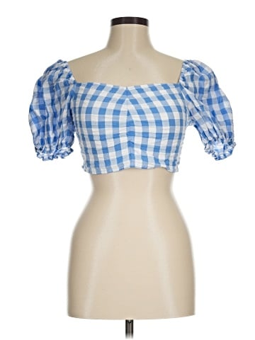 Monki Short Sleeve Blouse (view 1)