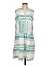 Unbranded 100% Polyester Print Green Casual Dress Size L - photo 1
