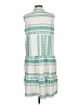 Unbranded 100% Polyester Print Green Casual Dress Size L - photo 2