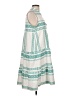 Unbranded 100% Polyester Print Green Casual Dress Size L - photo 4