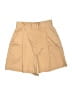 Danielle Bernstein Solid Tan Khaki Shorts Size 0 - photo 1