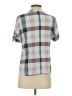 Harve Benard Checkered-gingham Gray Short Sleeve Button-Down Shirt Size S - photo 2