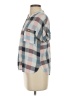 Harve Benard Checkered-gingham Gray Short Sleeve Button-Down Shirt Size S - photo 5