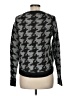 J&J 100% Acrylic Houndstooth Gray Pullover Sweater Size M - photo 2