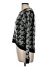 J&J 100% Acrylic Houndstooth Gray Pullover Sweater Size M - photo 5