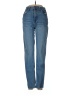 Fashion Nova Solid Blue Jeans Size 7 - photo 1