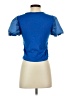 Ellison 100% Cotton Blue Short Sleeve Top Size S - photo 2