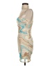 Windsor Graphic Tan Cocktail Dress Size S - photo 5