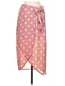 Wanderlux 100% Polyester Polka Dots Pink Casual Skirt Size M - photo 1