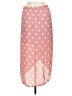 Wanderlux 100% Polyester Polka Dots Pink Casual Skirt Size M - photo 2