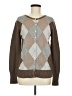 Old Navy Argyle Brown Cardigan Size M - photo 1