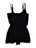 Unbranded Solid Black One Piece Swimsuit Size XXL (estimated) - photo 2