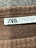 Zara 100% Lana Wool Brown Wool Pullover Sweater Size M - photo 7