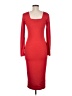 Almost Famous Solid Red Cocktail Dress Size M - photo 2