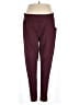 D&Co. Solid Burgundy Active Pants Size 1X (tall) - photo 1