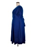Unbranded Solid Blue Casual Dress Size 18 - photo 5