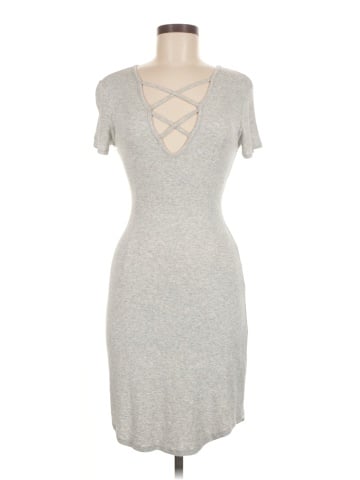 Olivaceous Casual Dress (view 1)