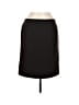 Unbranded Solid Black Brown Formal Skirt Size 6 (petite) - photo 1