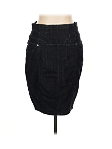 Kensie Denim Skirt (view 1)