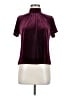 CeCe Burgundy Short Sleeve Top Size M - photo 1