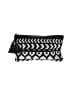 Shiraleah Silver Black Clutch One size - photo 1