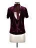 CeCe Burgundy Short Sleeve Top Size M - photo 2