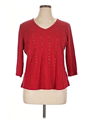 Karen Scott 3/4 Sleeve Top (view 1)