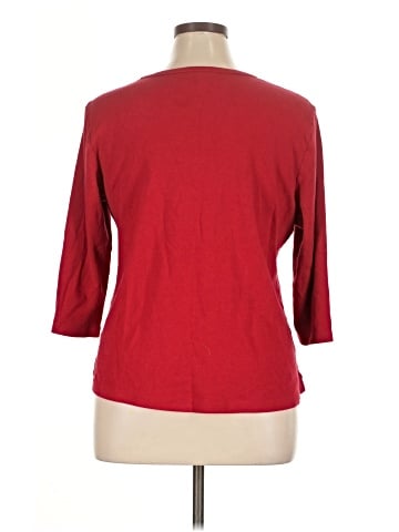 Karen Scott 3/4 Sleeve Top (view 2)