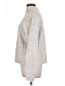Leith Solid Silver Turtleneck Sweater Size L - photo 5