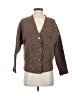 retrology Tweed Brown Cardigan Size S - photo 1