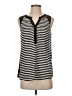 Charming Charlie 100% Polyester Black Sleeveless Blouse Size S - photo 1