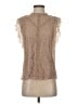 Cable & Gauge Tan Sleeveless Blouse Size S - photo 1
