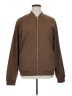 Fashion Solid Brown Jacket Size XL - photo 1
