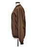 Fashion Solid Brown Jacket Size XL - photo 5