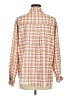 Unbranded 100% Polyester Plaid Pink Long Sleeve Blouse Size M - photo 2