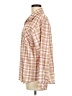 Unbranded 100% Polyester Plaid Pink Long Sleeve Blouse Size M - photo 5