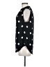 Ann Taylor 100% Polyester Polka Dots Black Sleeveless Blouse Size M - photo 5