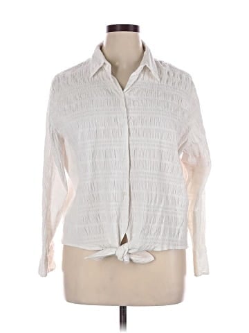 St. John's Bay Long Sleeve Blouse (view 1)