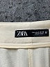 Zara Ivory Casual Pants Size S - photo 6