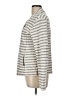Caslon 100% Cotton Stripes Ivory Jacket Size L - photo 5