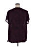 Torrid 100% Polyester Burgundy Short Sleeve Blouse Size 2X Plus (2) - photo 2