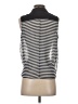 Charming Charlie 100% Polyester Silver Sleeveless Blouse Size S - photo 2