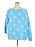 Torrid Stars Blue Pullover Sweater Size 3X Plus (3) - photo 2