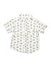 Little Me Print White Short Sleeve Button-Down Shirt 18-24 MO / 24 MO - photo 1