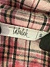 Talula Plaid Burgundy Long Sleeve Button-Down Shirt Size S - photo 7