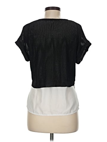Zara W&B Collection Short Sleeve Top (view 2)